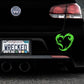 Tribal Heart Bumper Car Sticker