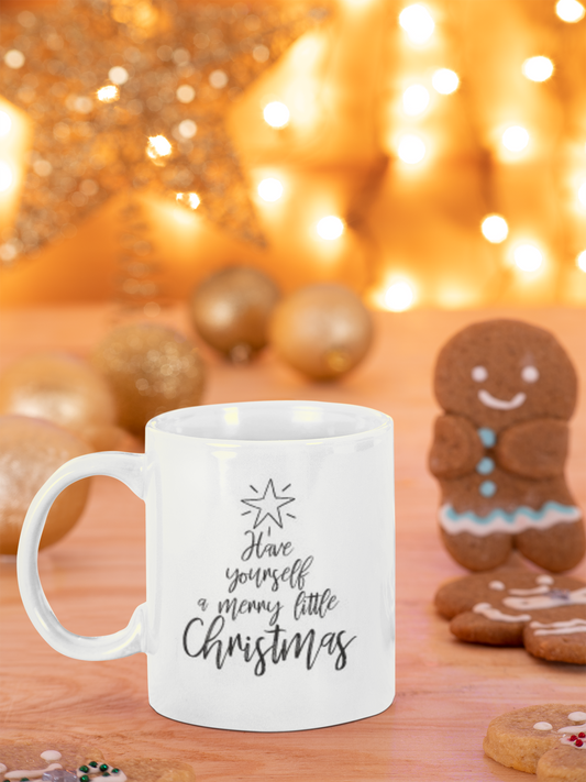 Star Have Yourself A Merry Little Christmas Ceramic Mug