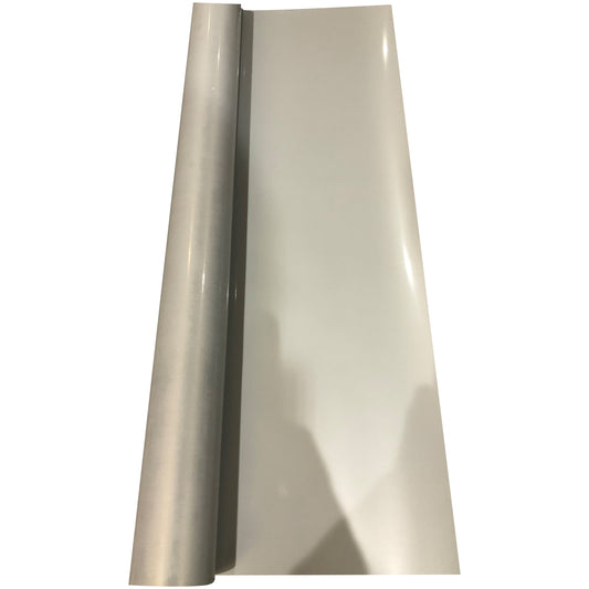 HTV Iron On Vinyl Roll 500mm Wide, Silver