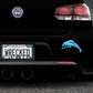 Dolphin Bumper Car Sticker