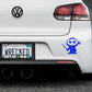 Adorable Ninja Bumper Car Sticker
