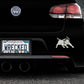 Bull Raton Bumper Car Sticker