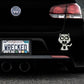 Adorable Tiger Bumper Car Sticker