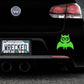 Adorable Bat Bumper Car Sticker