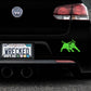 Bull Raton Bumper Car Sticker