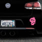 Adorable Princess Bumper Car Sticker