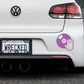 DJ Music Bumper Car Sticker