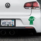 Adorable Elf Bumper Car Sticker