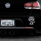 Adorable Cheetah Bumper Car Sticker