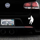 Basketball Player Bumper Car Sticker