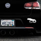 Lizard Bumper Car Sticker