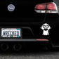 Adorable Gorilla Bumper Car Sticker