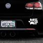 Keep Your Paws Off Bumper Car Sticker