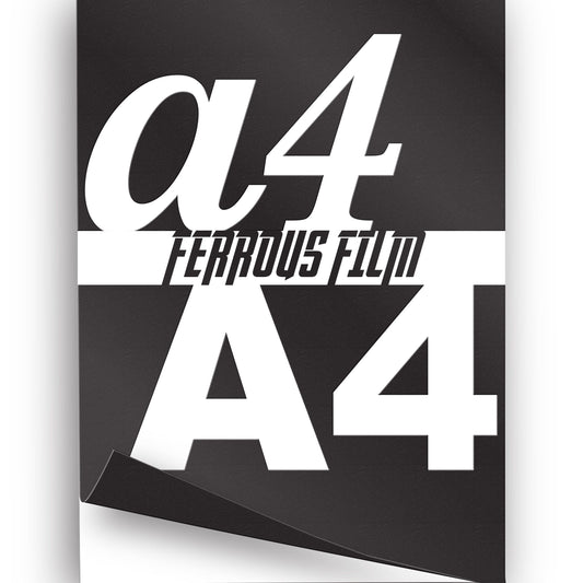 Black Ferrous Film Vinyl A4 A3 A2 Sheets
