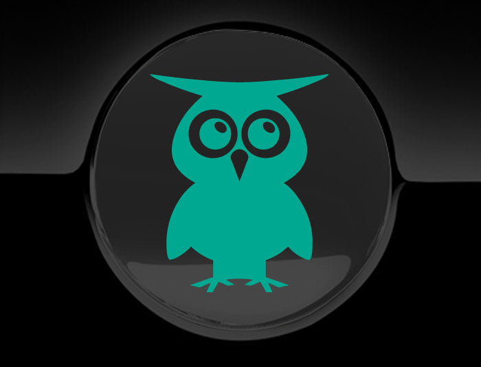 Adorable Owl Fuel Cap Car Sticker