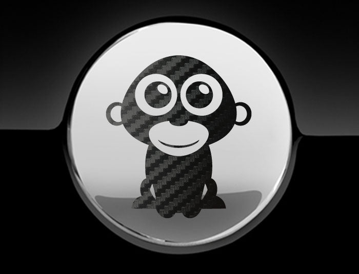 Adorable Gorilla Fuel Cap Car Sticker