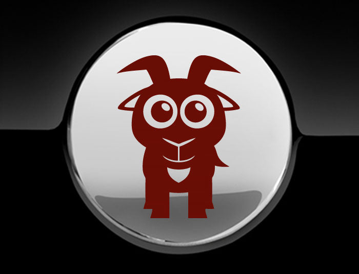 Adorable Goat Fuel Cap Car Sticker