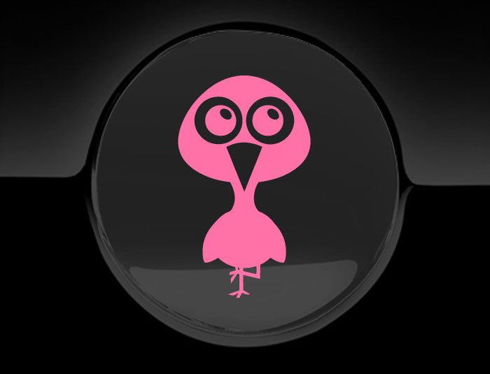 Adorable Flamingo Fuel Cap Car Sticker