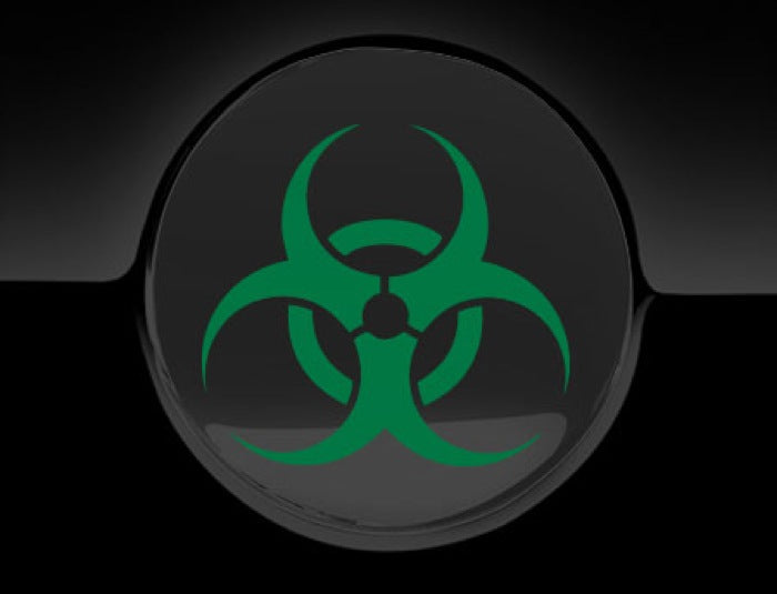 Biohazard Fuel Cap Cover Car Sticker