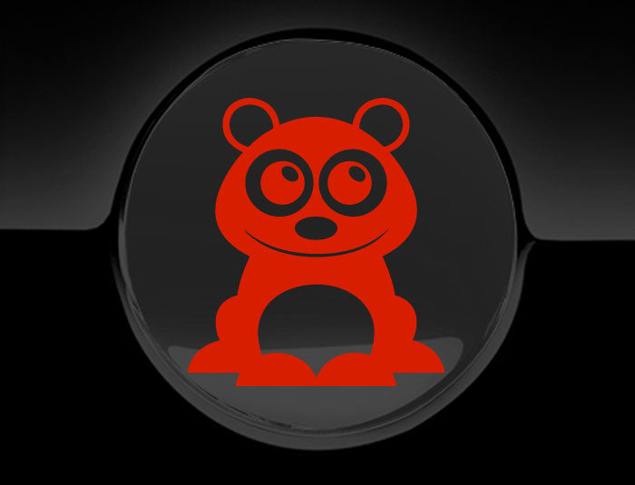 Adorable Bear Fuel Cap Car Sticker