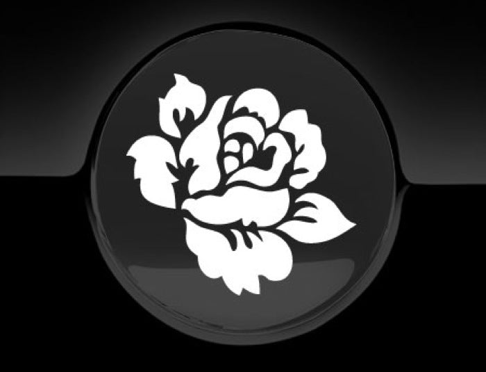 English Rose Fuel Cap Cover Car Sticker