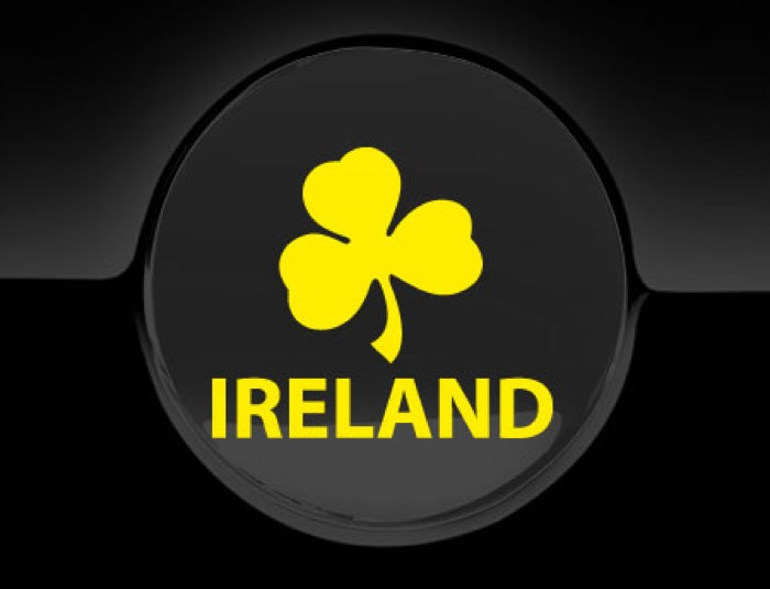 Shamrock Ireland Fuel Cap Cover Car Sticker