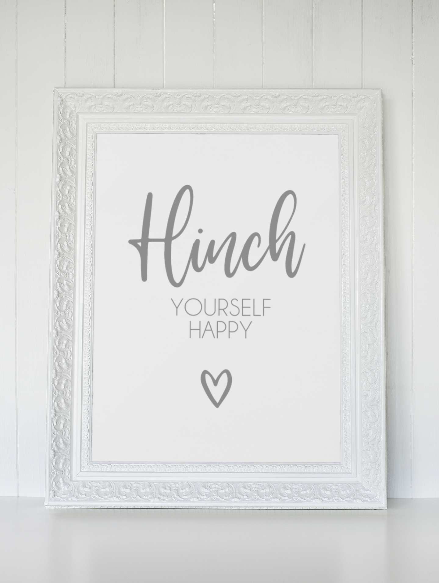 Hinch Yourself Happy Heart Cleaning Home Wall Decor Print