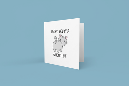I Love You Dad A Hole Lot Cat Fathers Day Collection