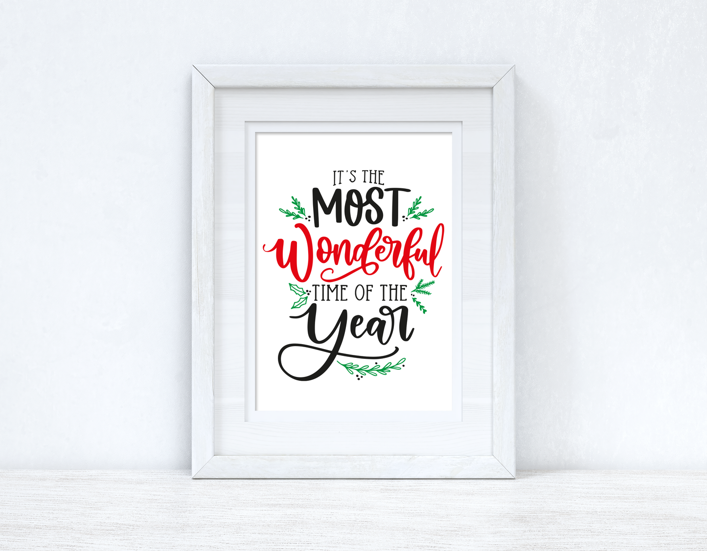 Its The Most Wonderful Time Of The Year 2021 Seasonal Wall Home Decor Print