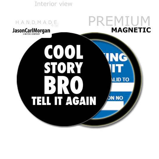 Cool Story 90mm Magnetic Parking Permit Windscreen Disc Holder