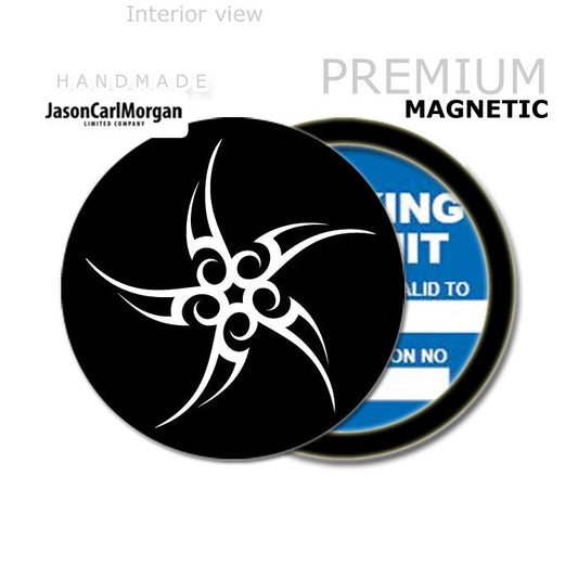 Tribal Star 90mm Magnetic Parking Permit Windscreen Disc Holder