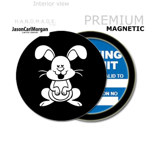 Bunny 90mm Magnetic Parking Permit Windscreen Disc Holder