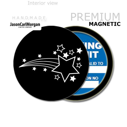 Shooting Stars 90mm Magnetic Parking Permit Windscreen Disc Holder