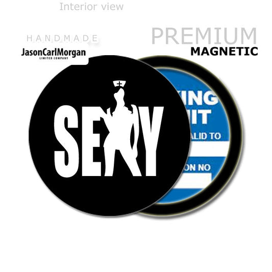Sexy 90mm Magnetic Parking Permit Windscreen Disc Holder