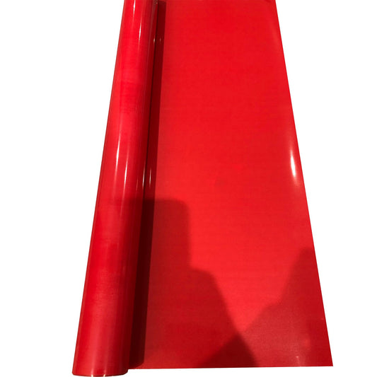 HTV Iron On Vinyl Roll 500mm Wide, Red