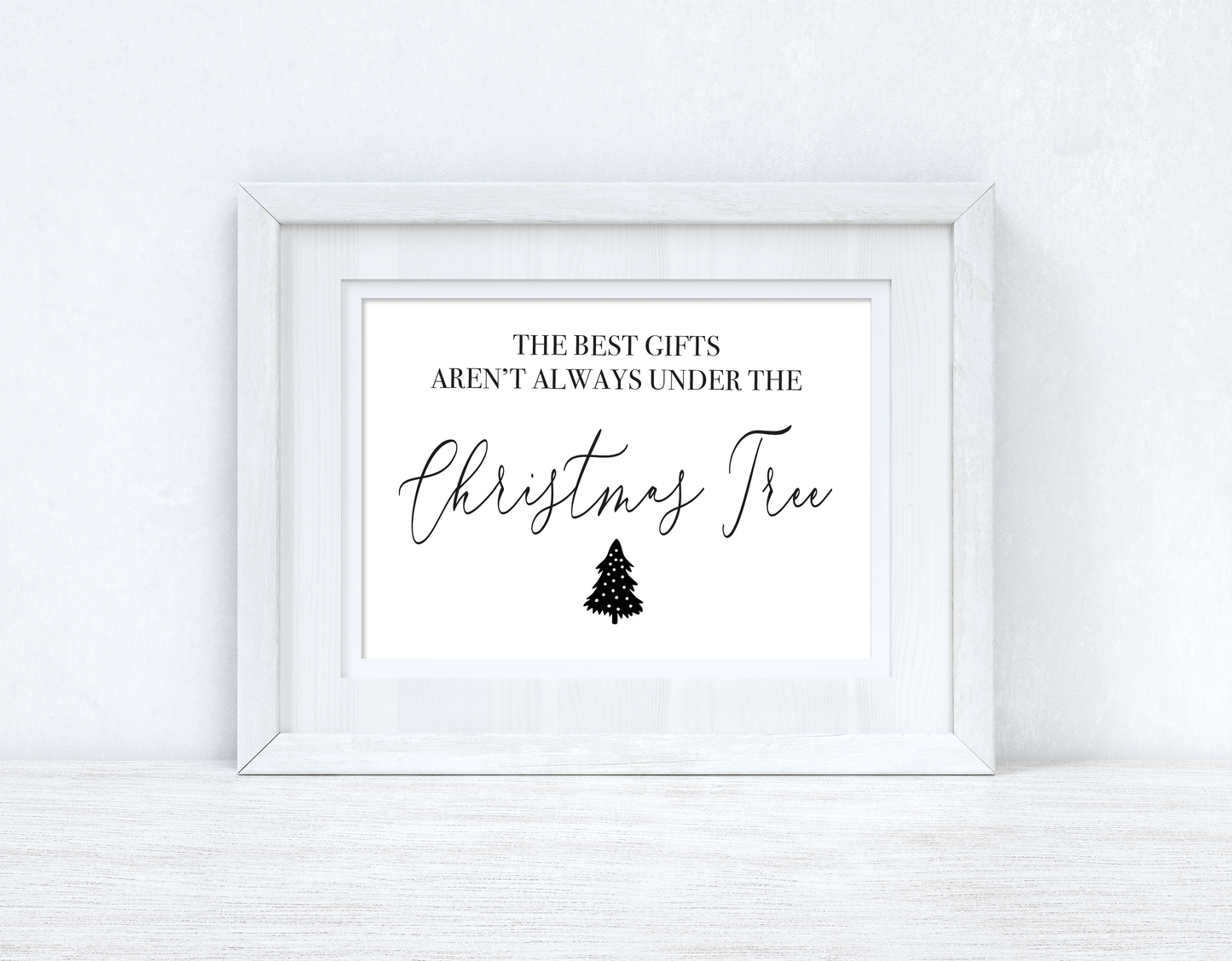 The Best Gifts 2021 Winter Christmas Seasonal Wall Home Decor Print