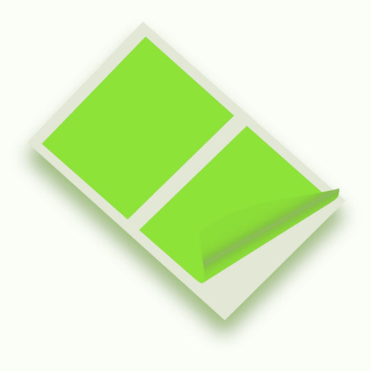 Apple Green Gloss 10 x 8 inch SQ Vinyl Wall Tile Stickers Kitchen & Bathroom Transfers