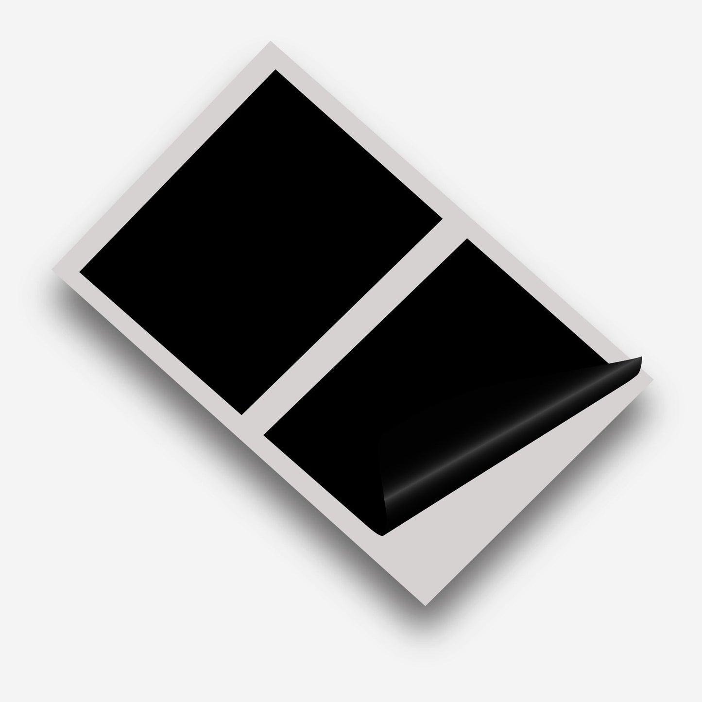 Black Gloss 10 x 8 inch SQ Vinyl Wall Tile Stickers Kitchen & Bathroom Transfers
