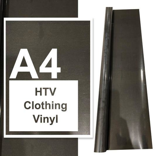 A4 A3 A2 Iron On Vinyl Sheets Black