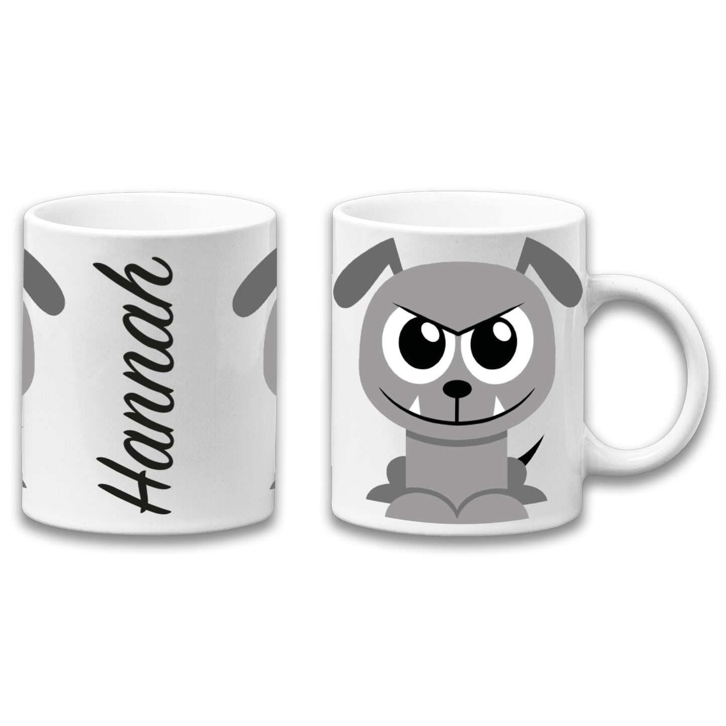 Adorable Bulldog Personalised Your Name Gift Mug