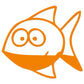 Funny Cartoon Fish Iron On HTV Transfer