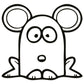 Funny Cartoon Mouse Iron On HTV Transfer