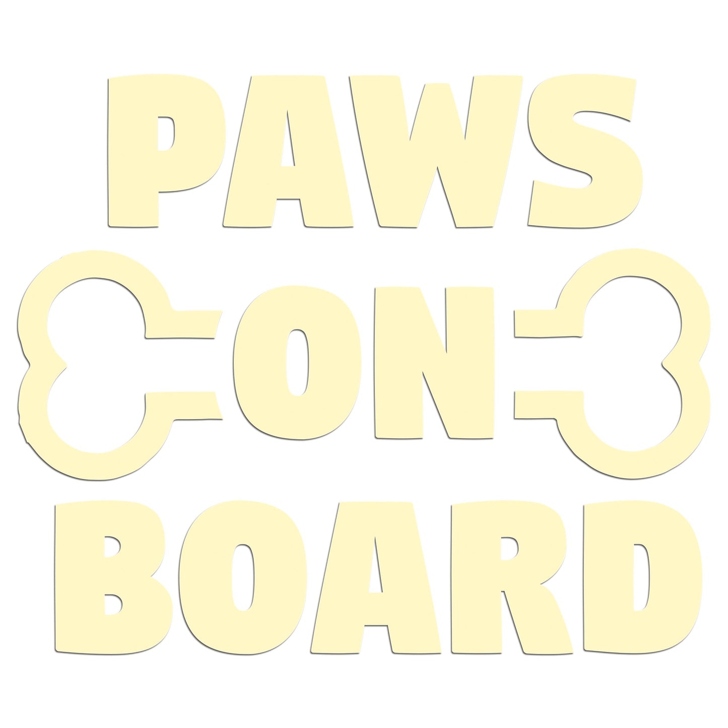 Paws On Board Sticker