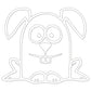 Funny Cartoon Rabbit Iron On HTV Transfer