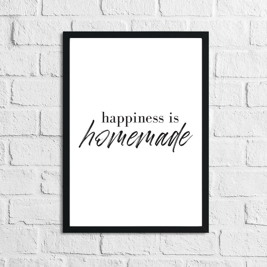 Happiness Is Homemade Simply Home Wall Decor Print