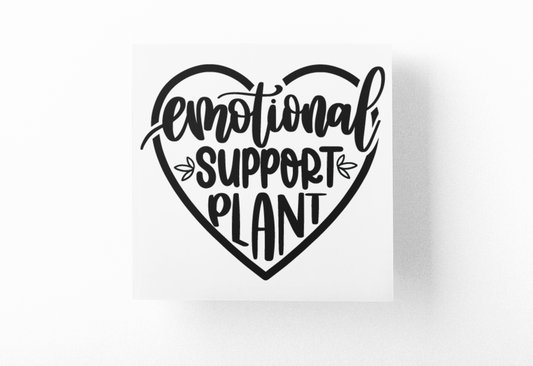 Emotional Support Plant Mom Sticker