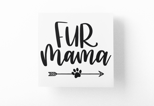 Fur Mama Dog Mom Sticker