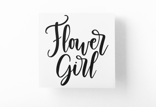 Flower Girl Bridal Sticker