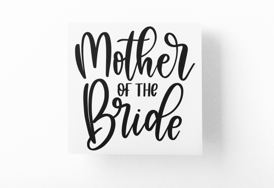 Mother Of The Bride Bridal Sticker