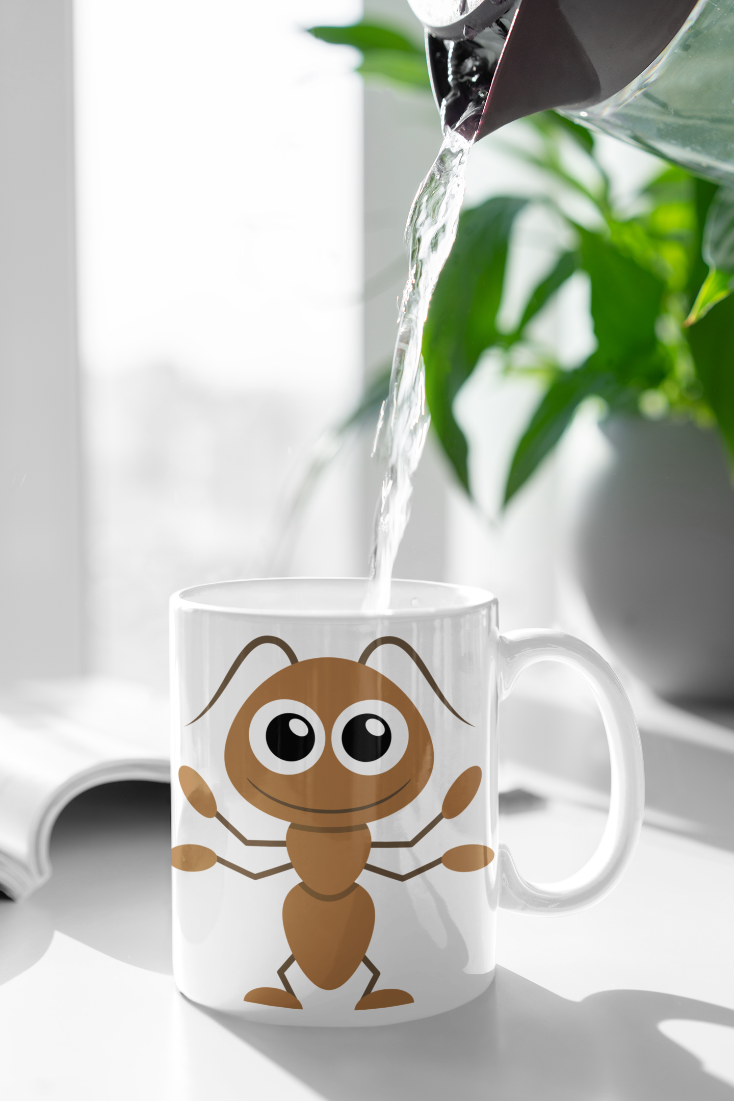 Adorable Dragonfly Insect Personalised Your Name Gift Mug